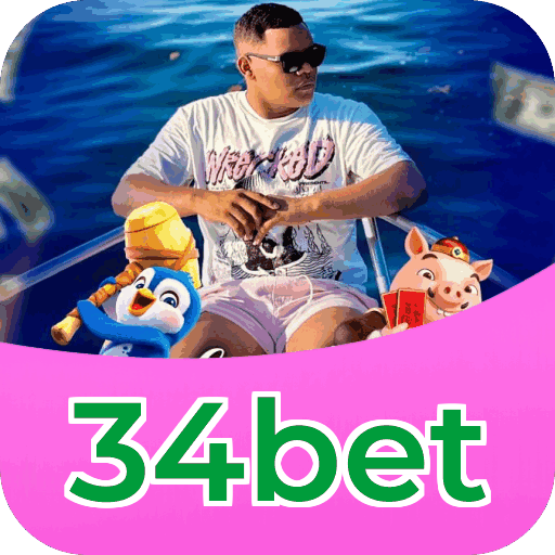 Interface do aplicativo 34bet mostrando jogos disponíveis no iOS e Android